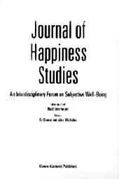 Обложка «Журнала исследований счастья»